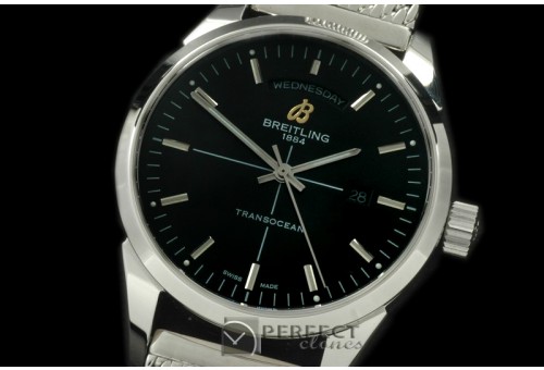 BLT43-102M TransOcean DayDate SS/ME Black Asian 2836