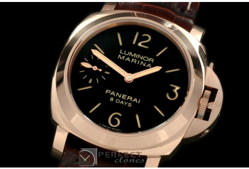 PN51101 Pam 511 8 Days RG/LE Black A-6497/P-5000 21600b