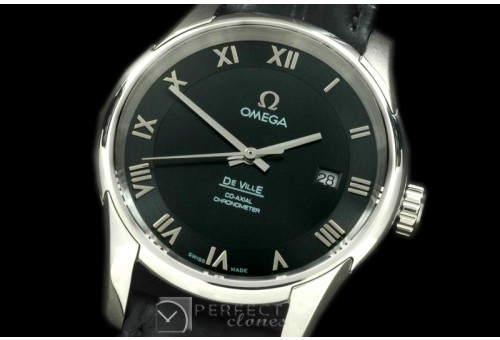 OMDE10082L Deville Co Axial Auto SS/LE Black Asian 2824