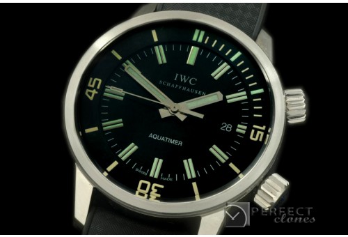 IWAT00022 Vintage Aquatimer 3231 SS/RU Black A-77528800