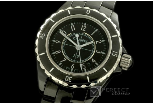 CHA-L-102 J12 Black Ceramic Ladies Swiss Quartz 1-1