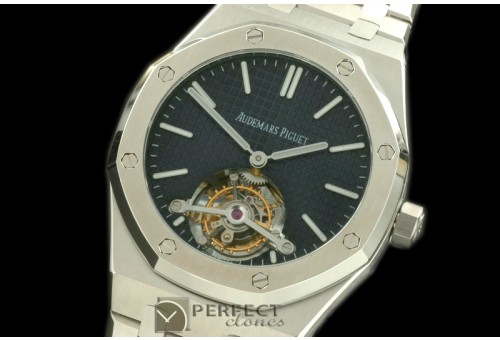 APROT10004 Royal Oak Tourbillon SS/SS Blue Real Tourbillon