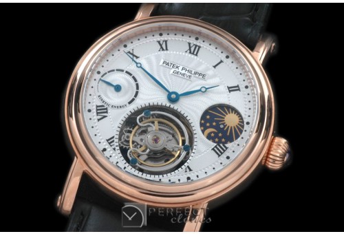 PP00016 Classic Tourbillon Moonphase/PR RG/LE White F-Tourbi
