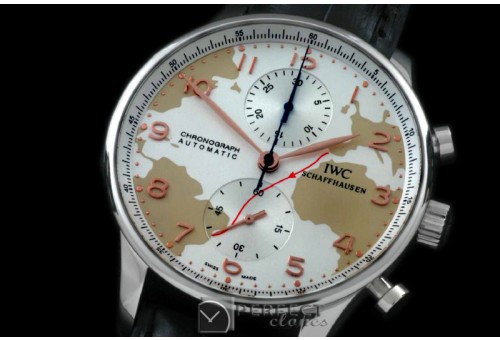 IWPG00099 Portuguese Chrono SS/LE Desert White A-775New Impr