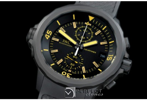 IWAQT20016 2013 Aquatimer PVD/RU Black/Ylw Jap Quartz