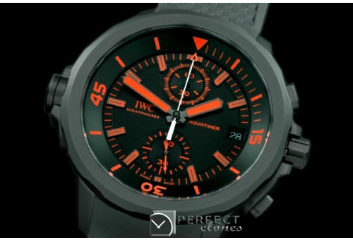 IWAQT20017 2013 Aquatimer PVD/RU Black/Org Jap Quartz