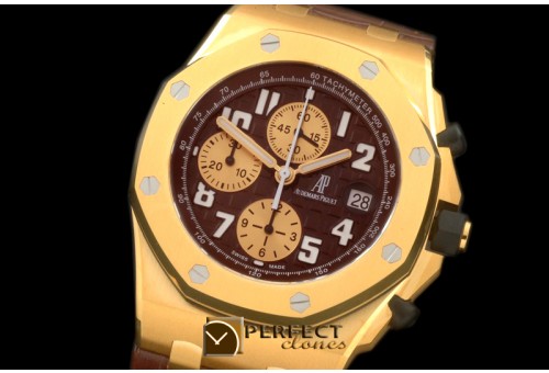 AAP10057 Royal Oak Chrono YG/LE A-Schwarzenegger 3126