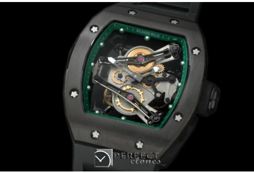 RM038-109 Bubba Watson Tourbillon PVD/RU Green Swiss Qtz
