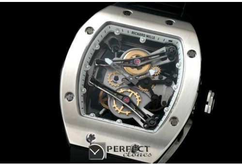RM038-101 Bubba Watson Tourbillon SS/RU White Swiss Qtz
