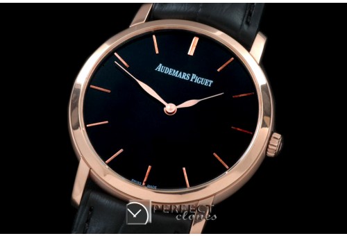 APJA00062 Jules Audemars Classic RG/LE Black Jap Miyota 9015