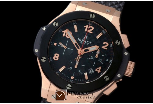 HB41-126 Big Bang Chrono 41mm RG/RU CF Black A-7750 Sec@3