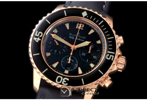 BP00036 5Fathoms Chrono RG/NY Black A-7750