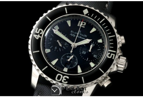 BP00031 5Fathoms Chrono SS/NY Black A-7750