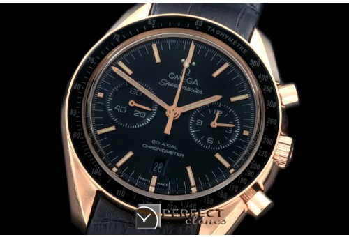 OMSP00087 Speedmaster Moon Watch RG/LE Black Stick A-7750