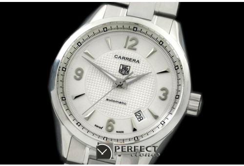 TG10046 Carrera Automatic Men SS/SS White Asian 2824-2