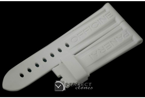 PNA00029 24/22 Grey Rubber Strap for 44mm Pams