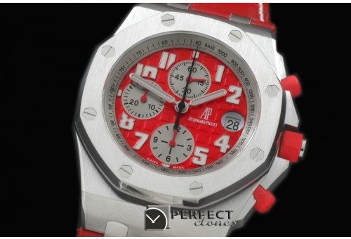 AAP10032 Royal Oak Chrono SS/LE Red A-3126