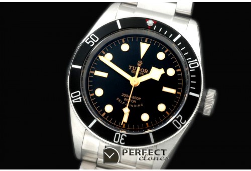 TU00104 Heritage Black Bay SS/SS Black Asian 2824-2