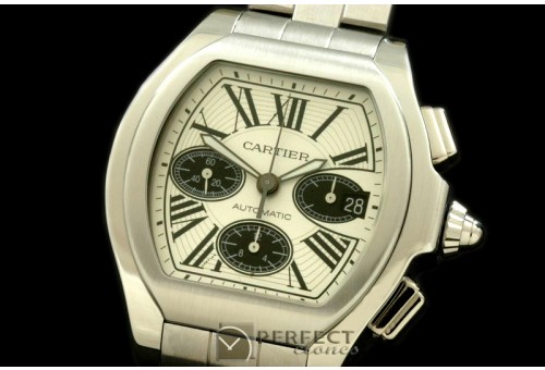 CARR00001 XXL Roadster Chrono SS/SS White 7753