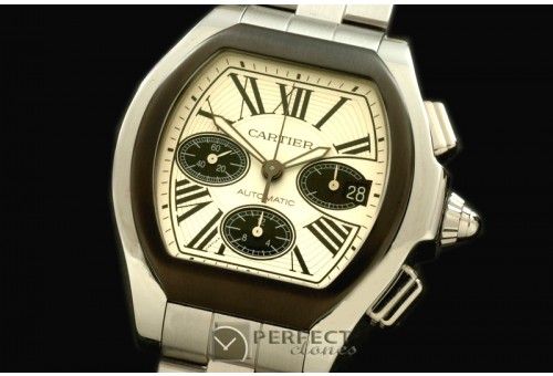 CARR00003 XXL Roadster Chrono SS/SS White 7753