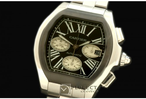 CARR00007 XXL Roadster Chrono SS/SS Black 7753