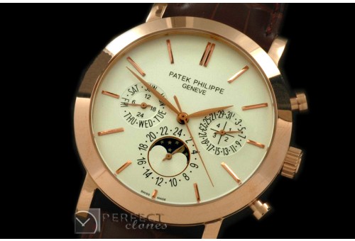 PPCA10036 Classic Perpetual Calendar RG/LE White Sticks Asian 28