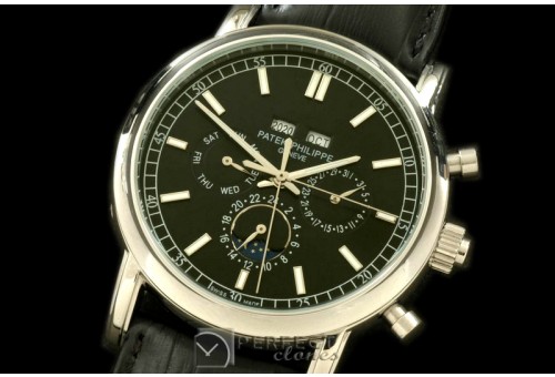 PPCC10014 Calendar Complications SS/LE Black Sticks Asian 2813