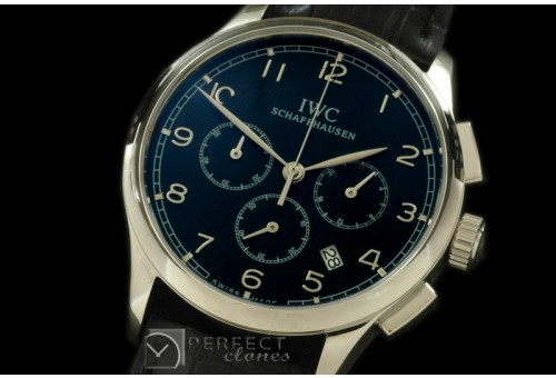IWPG19998 Portuguese Grande Chrono SS/LE Black Jap OS20