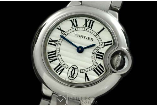 CARBA00108 Ballon Bleu de Cartier Ladies SS White Swiss Quartz
