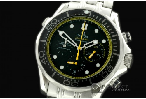 OMSE20102 Diver Pro 300M Chrono SS/SS Blk/Ylw Jap Qtz