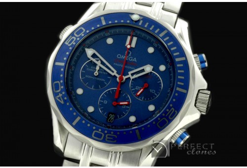 OMSE20104 Diver Pro 300M Chrono SS/SS Blue Jap Qtz