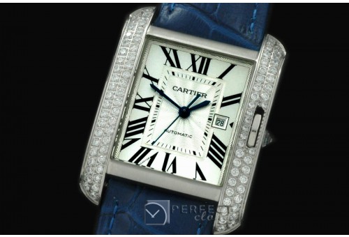 CARTA00101DL Tank Anglaise Mid SS/LE White Swiss Eta 267