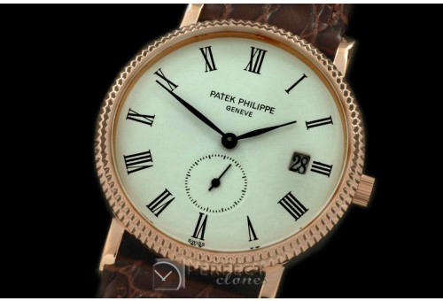 PP03031 3919 Calatrava RG/LE White Roman Quartz