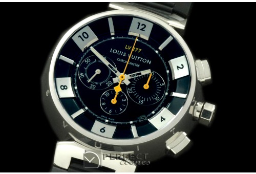 LVC1001Tambour 227 Chrono SS/RU Blk A-775Mod 28800