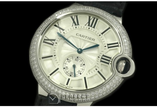 CARBA10051AD Ballon Bleu de Cartier Men SS/LE White Swiss Qtz