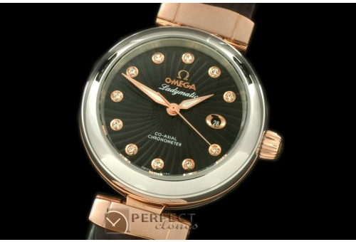 OMDEL00012L Deville Ladymatic SS/RG Black J-9105