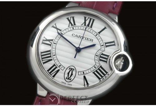 CARBA-MID-02L Ballon De Cartier Mid SS/LE White Roman Miyota