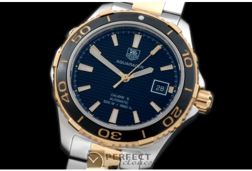 TGAQ00067 Aquaracer Calibre 5 SS/YG Black A-282