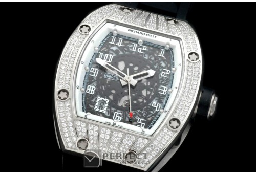 RM010-101 SS/RU Diam/White Asian 21J Decorated