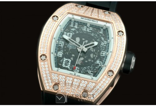 RM010-111 RG/RU Diam/White Asian 21J Decorated
