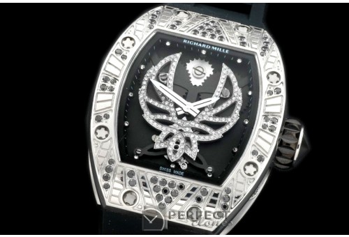 RM051-102D Phoenix Tourbillon SS/RU Skeleton Asian 21J Decor