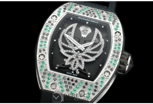 RM051-103D Phoenix Tourbillon SS/RU Skeleton Asian 21J Decor