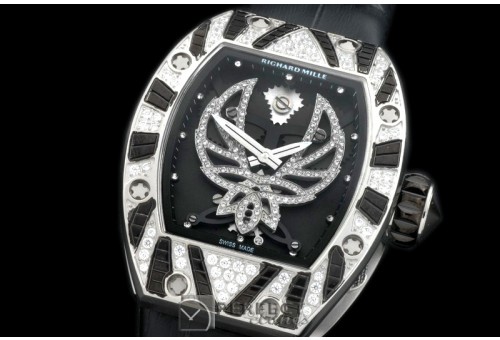 RM051-104D Phoenix Tourbillon SS/RU Skeleton Asian 21J Decor
