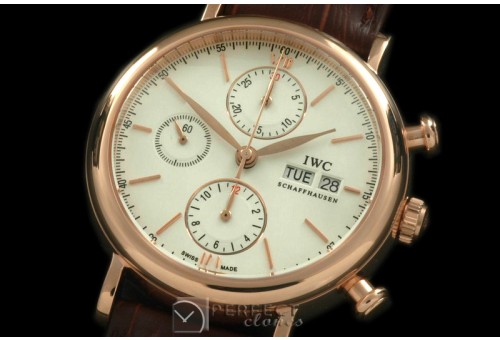 IWPT00016 Portofino Chronograph V2 RG/LE White A-77528800bph