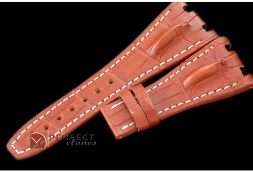 APA00111 Gen Croc Brown Horn Back Strap for AP Watches