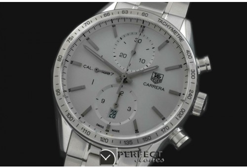 TG1887-221 Carrera 1887 Chrono SS/SS White Asia 7750