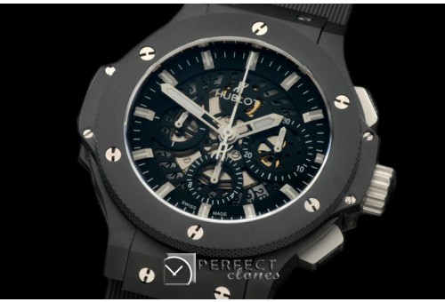 HAB00121 Aero Bang PVD/RU Black Skeleton A-7750