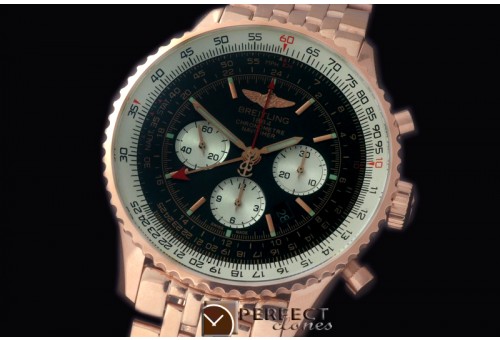 BLNVGMT-112 Navitimer GMT RG/RG Black A-7500