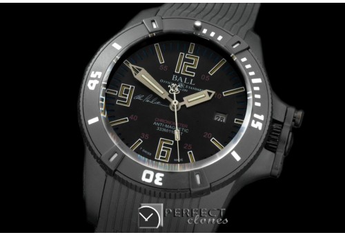 BALL10018 HydrocarbonDate PVD/LE Black J-Miyota 8205