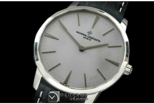 VCP10031 Patrimony SS/LE White Jap Miyota 9015